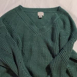 Green Knit Sweater